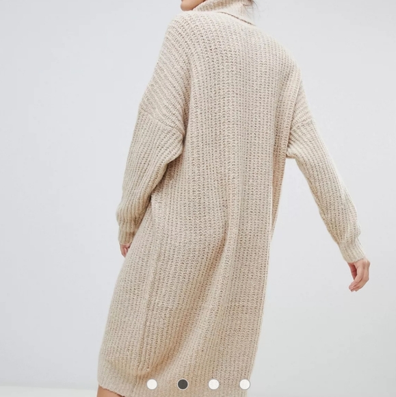 WNOT Rolled High Neck Sweater Dress - Picture 2 of 9